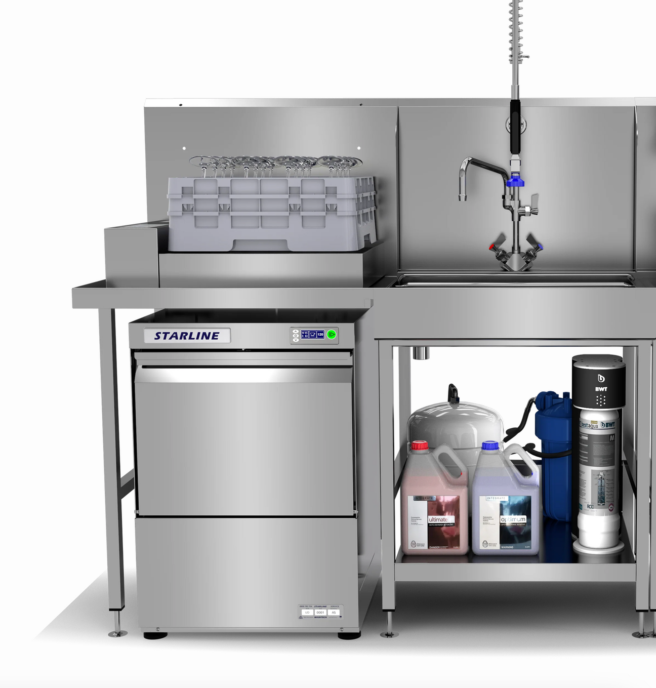 Under Bench Dishwashers