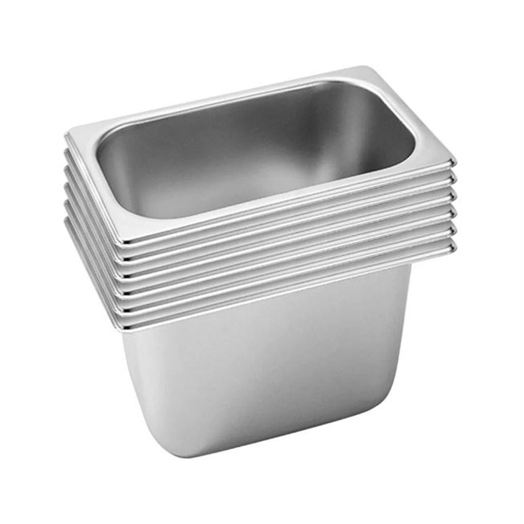 SOGA 6X Gastronorm GN Pan Full Size 1/3 GN Pan 20cm Deep Stainless Steel Tray - Cafe Supply