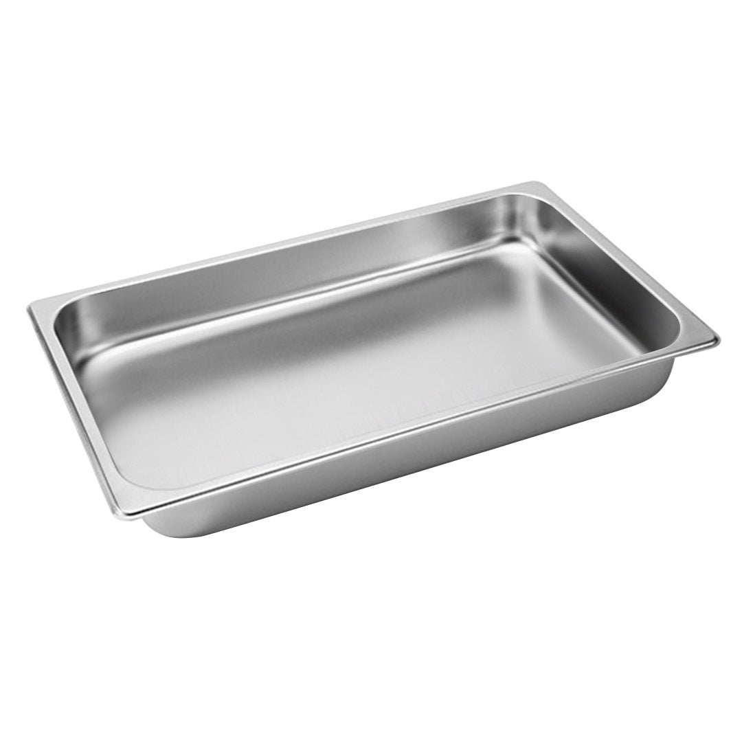 SOGA Gastronorm GN Pan Full Size 1/1 GN Pan 6.5cm Deep Stainless Steel Tray - Cafe Supply