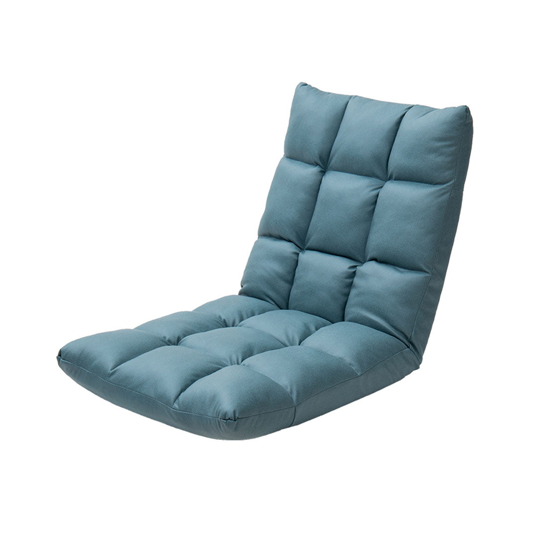 SOGA Green Lounge Floor Recliner Adjustable Gaming Sofa Bed Foldable Indoor Outdoor Backrest Seat Home Office Decor - Cafe Supply