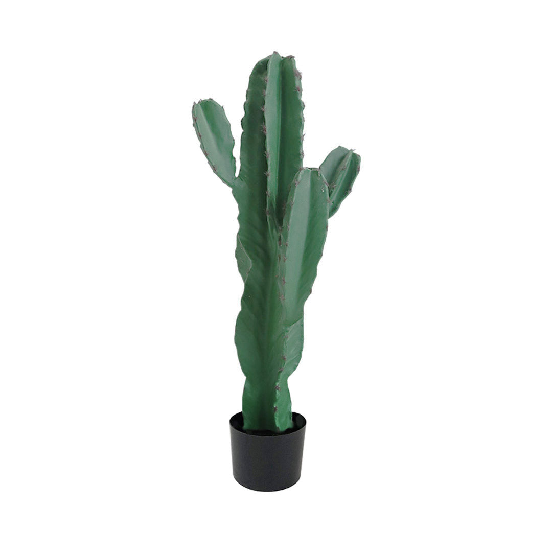 SOGA 70cm Green Artificial Indoor Cactus Tree Fake Plant Simulation Decorative 5 Heads - Cafe Supply