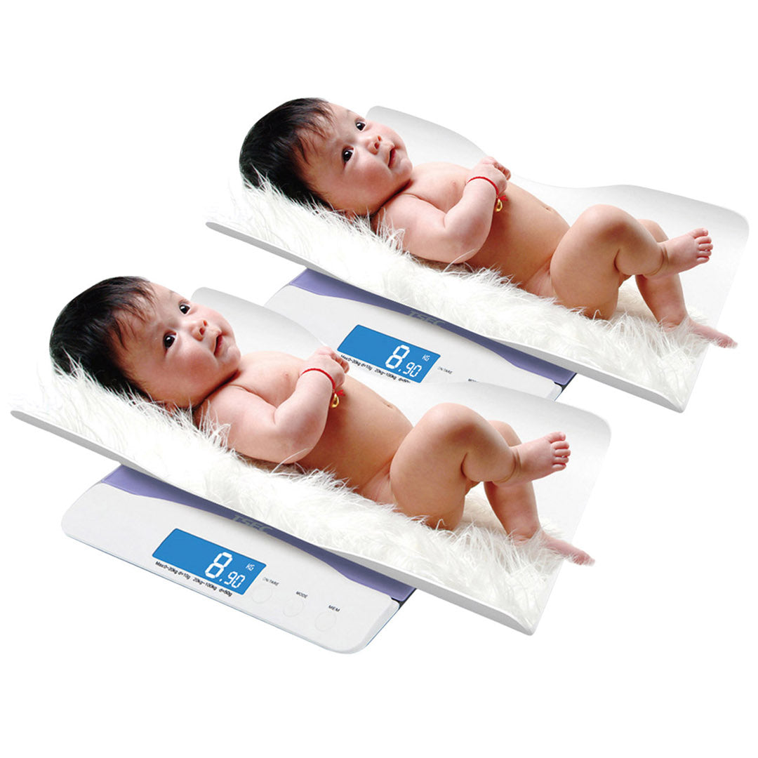 SOGA 2X 100kg Digital Baby Scales Electronic LCD Display Paediatric Infant Weight Monitor - Cafe Supply
