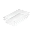 SOGA 100mm Clear Gastronorm GN Pan 1/1 Food Tray Storage Bundle of 2 - Cafe Supply