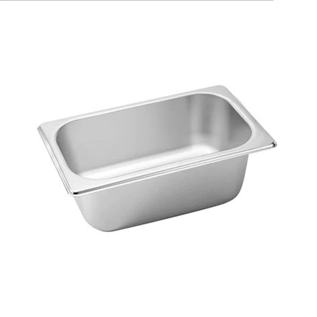 SOGA Gastronorm GN Pan Full Size 1/3 GN Pan 10cm Deep Stainless Steel Tray - Cafe Supply