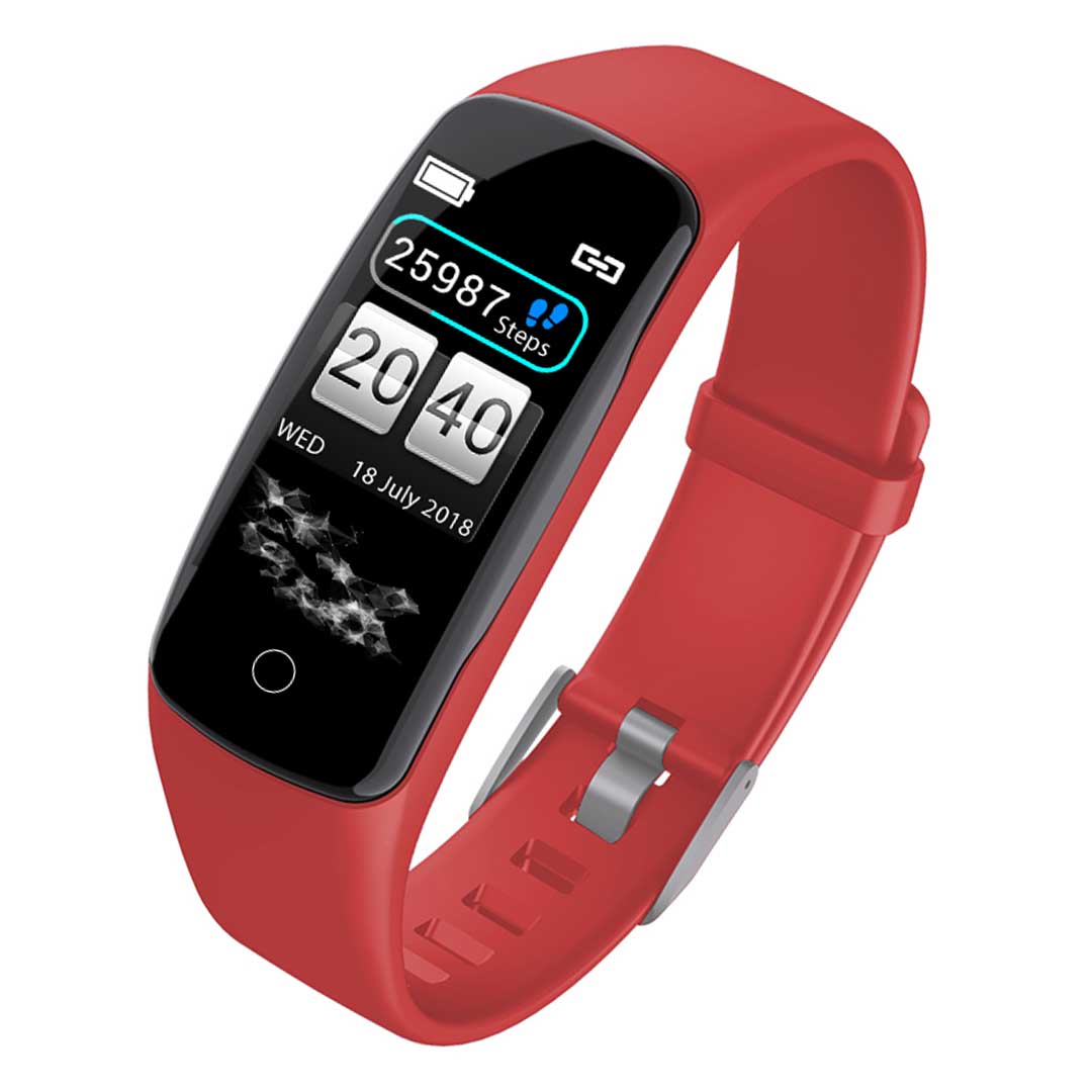 SOGA Sport Monitor Wrist Touch Fitness Tracker Smart Watch Red - Cafe Supply