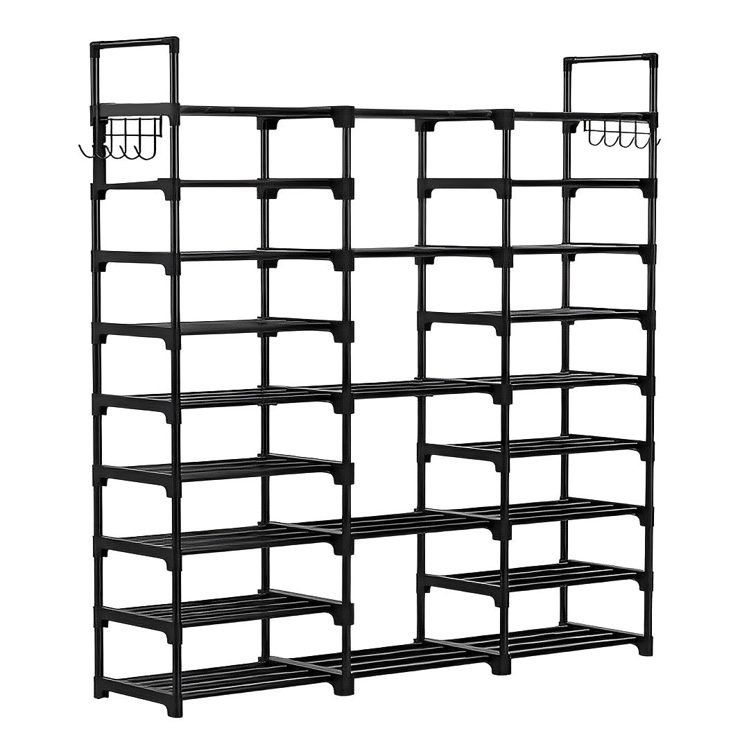 SOGA 21-Shelf Tier Shoe Storage Shelf Space-Saving Caddy Rack Organiser with Handle - Cafe Supply