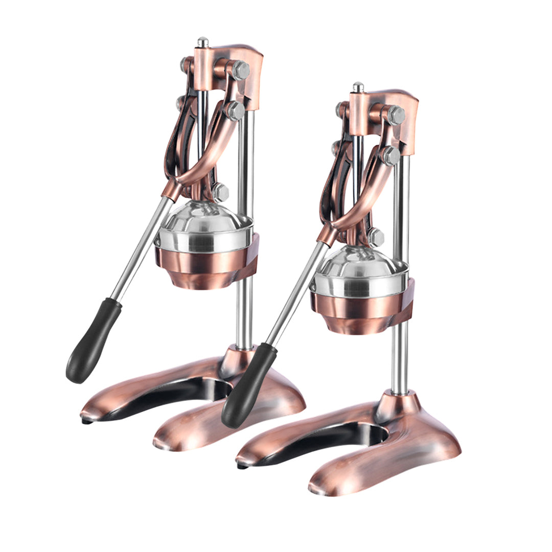 SOGA 2X Stainless Steel Manual Juicer Hand Press Juice Extractor Squeezer Lemon Orange Citrus Gold - Cafe Supply