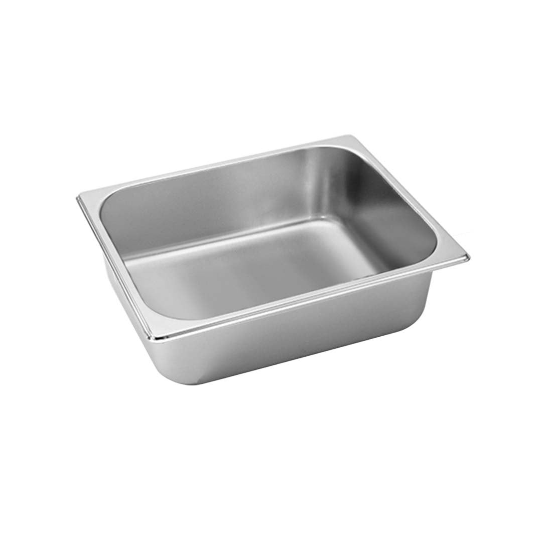 SOGA Gastronorm GN Pan Full Size 1/2 GN Pan 10cm Deep Stainless Steel Tray - Cafe Supply