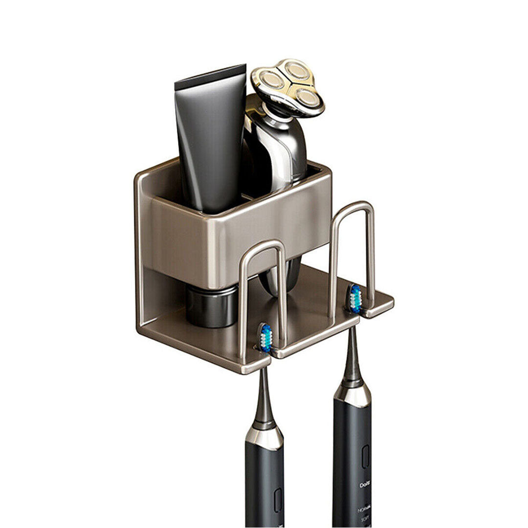 SOGA 15cm Wall-Mounted Bathroom Storage Organiser Space Saving Adhesive Shelf Rack - Cafe Supply