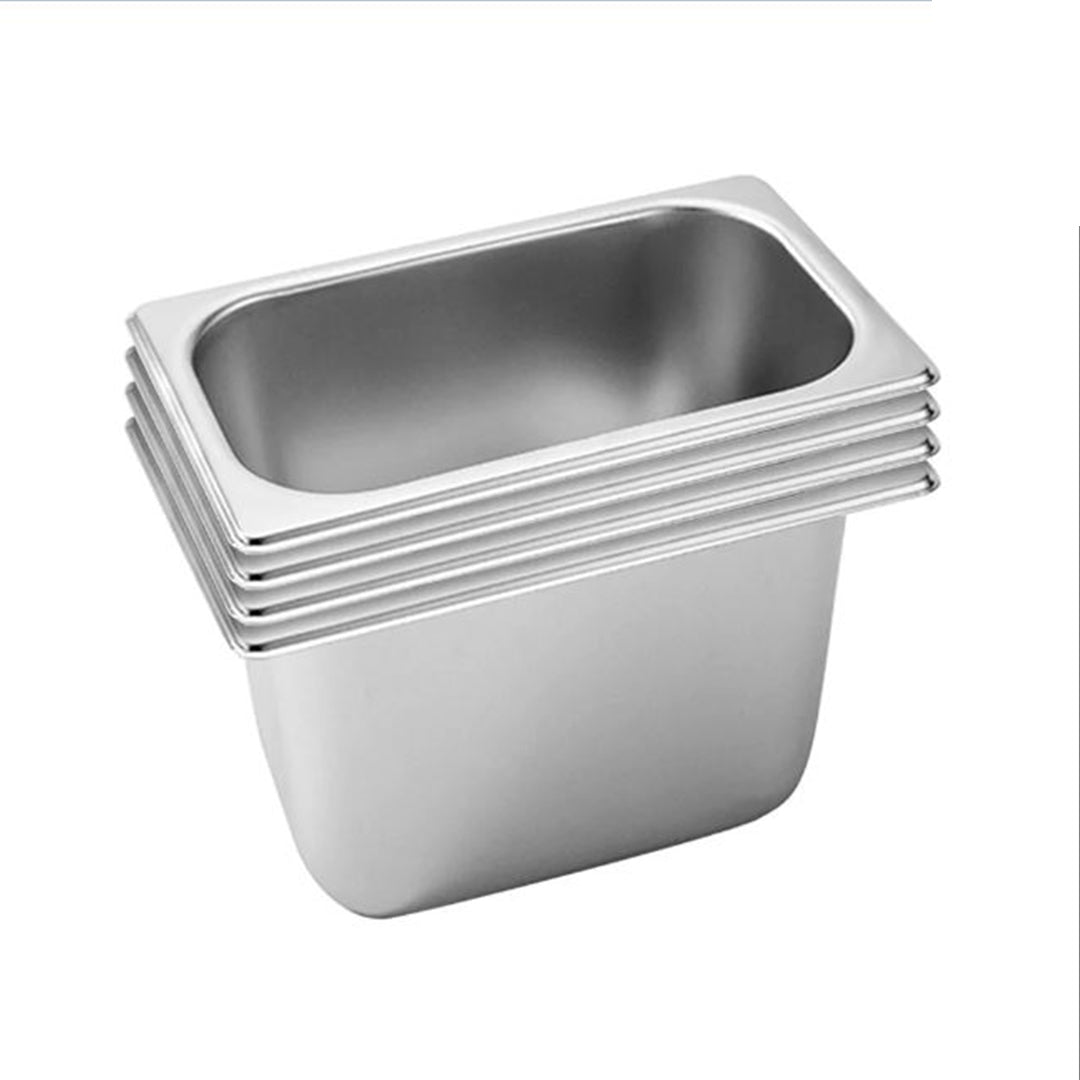 SOGA 4X Gastronorm GN Pan Full Size 1/3 GN Pan 20cm Deep Stainless Steel Tray - Cafe Supply