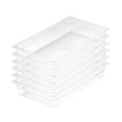 SOGA 100mm Clear Gastronorm GN Pan 1/1 Food Tray Storage Bundle of 6 - Cafe Supply