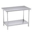 SOGA 120*70*85cm Commercial Catering Kitchen Stainless Steel Prep Work Bench - Cafe Supply