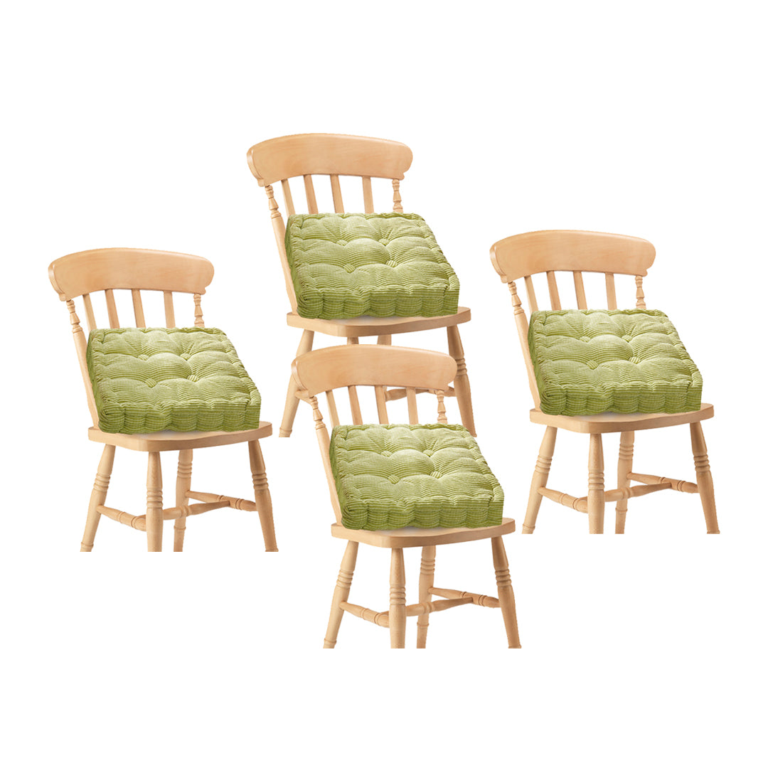 SOGA 4X Green Square Cushion Soft Leaning Plush Backrest Throw Seat Pillow Home Office Sofa Decor - Cafe Supply