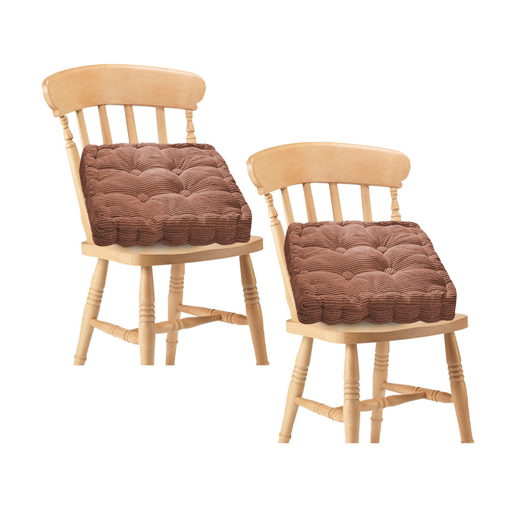 SOGA 2X Coffee Square Cushion Soft Leaning Plush Backrest Throw Seat Pillow Home Office Decor - Cafe Supply