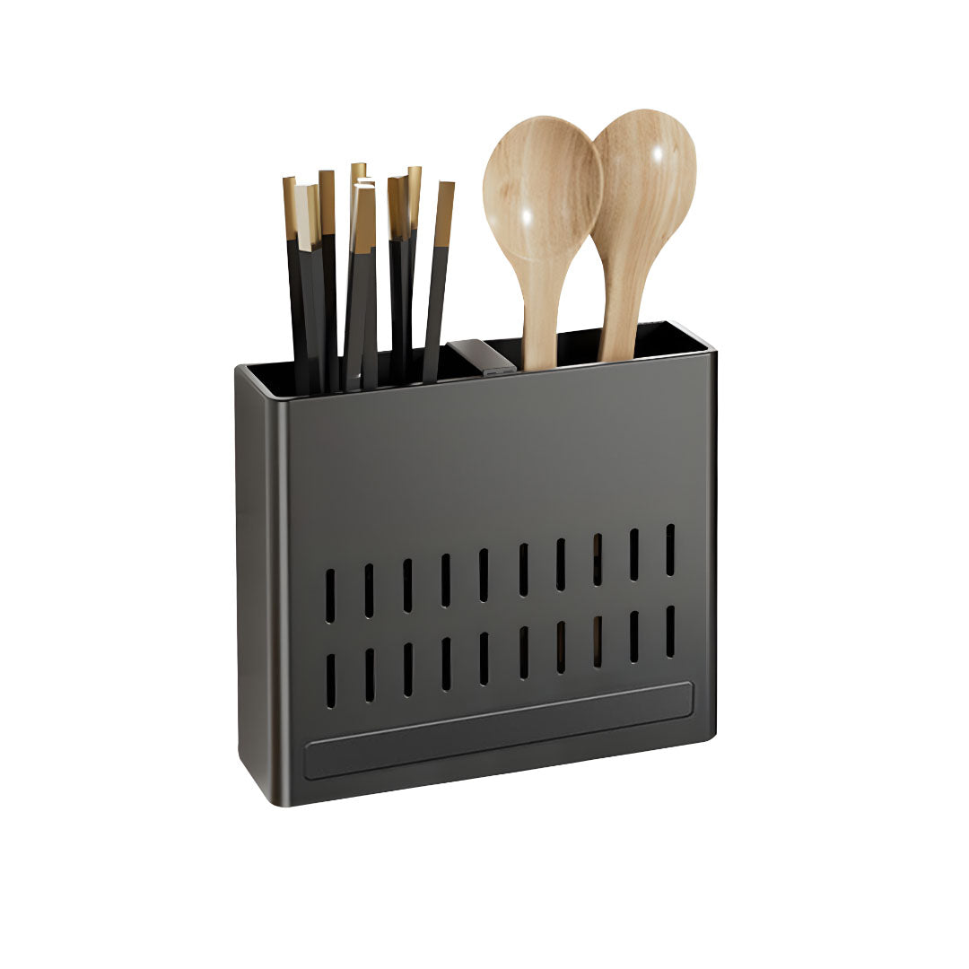 SOGA Wall Mounted Kitchen Utensil Storage Rack Spoon Fork Chopstick Space-Saving Organiser - Cafe Supply