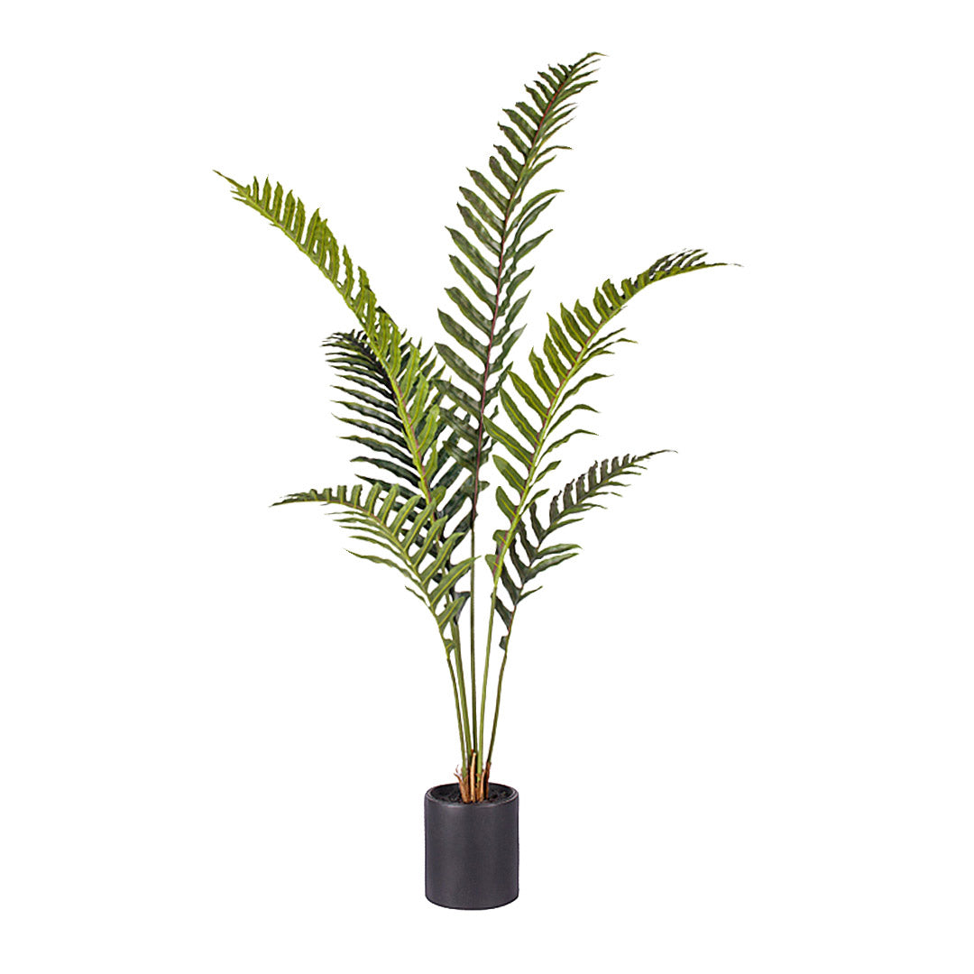 SOGA 150cm Artificial Green Rogue Hares Foot Fern Tree Fake Tropical Indoor Plant Home Office Decor - Cafe Supply
