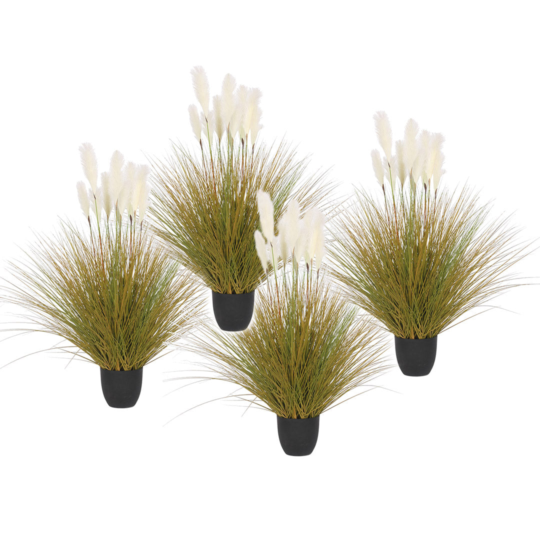 SOGA 4X 137cm Artificial Indoor Potted Reed Bulrush Grass Tree Fake Plant Simulation Decorative - Cafe Supply