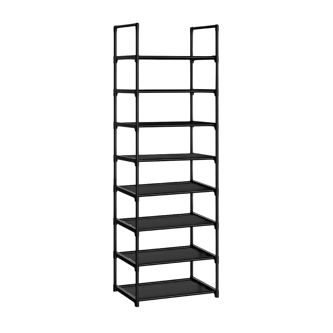 SOGA 8 Tier Shoe Storage Shelf Space-Saving Caddy Rack Organiser with Handle - Cafe Supply