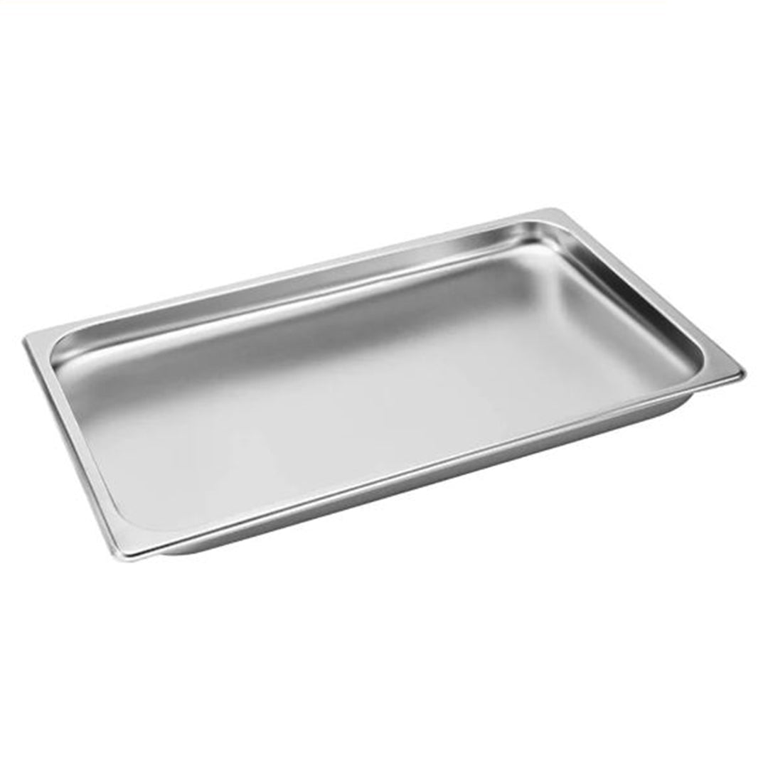 SOGA Gastronorm GN Pan Full Size 1/1 GN Pan 2cm Deep Stainless Steel Tray - Cafe Supply