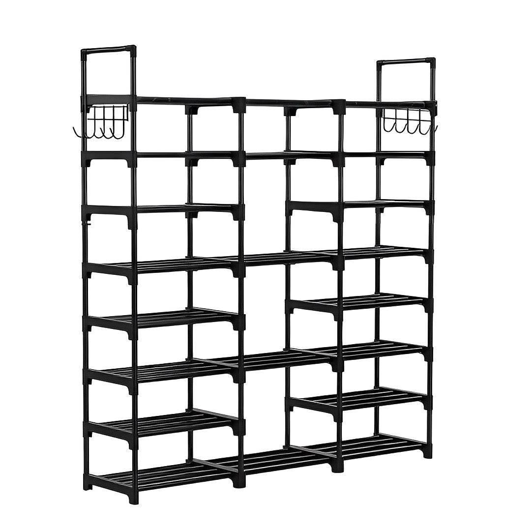 SOGA 21-Shelf Tier Shoe Storage Shelf Space-Saving Caddy Rack Organiser with Handle - Cafe Supply