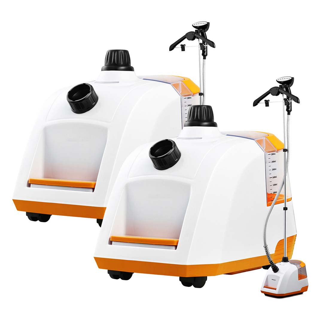 SOGA 2X 80min Garment Steamer Portable Cleaner Steam Iron White - Cafe Supply