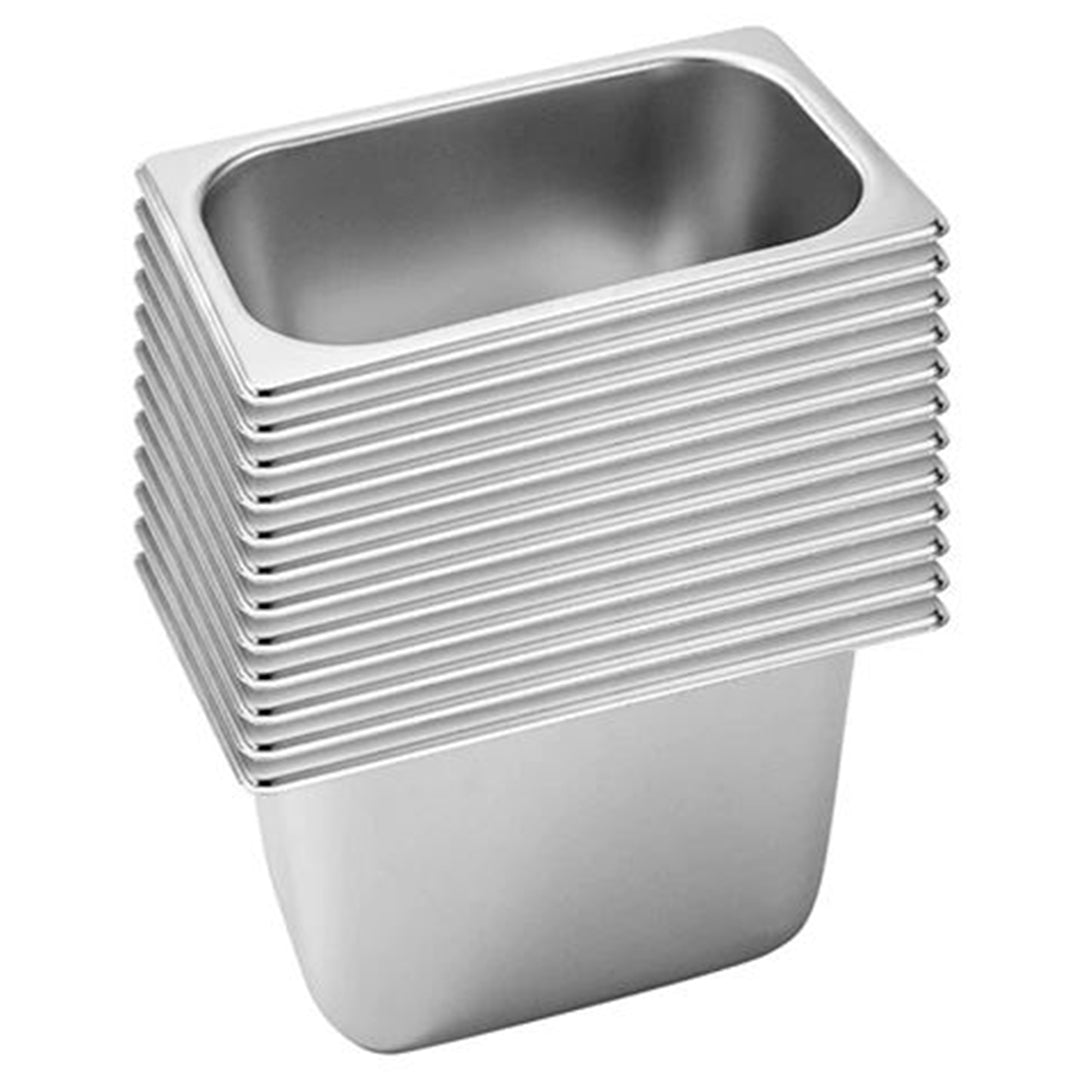 SOGA 12X Gastronorm GN Pan Full Size 1/3 GN Pan 20cm Deep Stainless Steel Tray - Cafe Supply