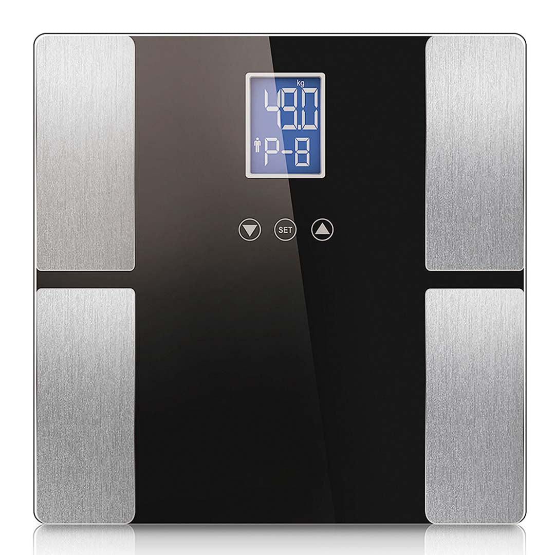 SOGA Digital Electronic LCD Bathroom Body Fat Scale Weighing Scales Weight Monitor Black - Cafe Supply