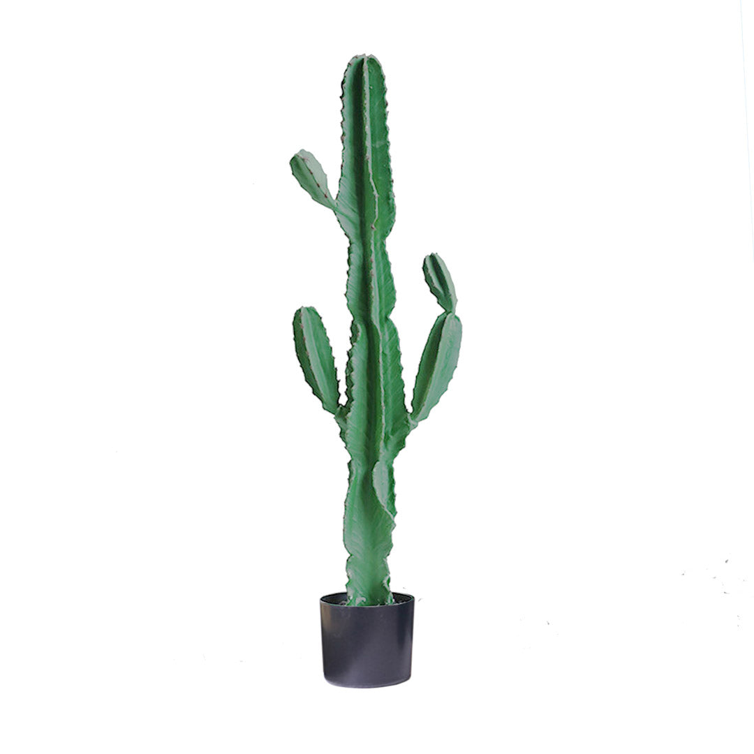 SOGA 120cm Green Artificial Indoor Cactus Tree Fake Plant Simulation Decorative 6 Heads - Cafe Supply