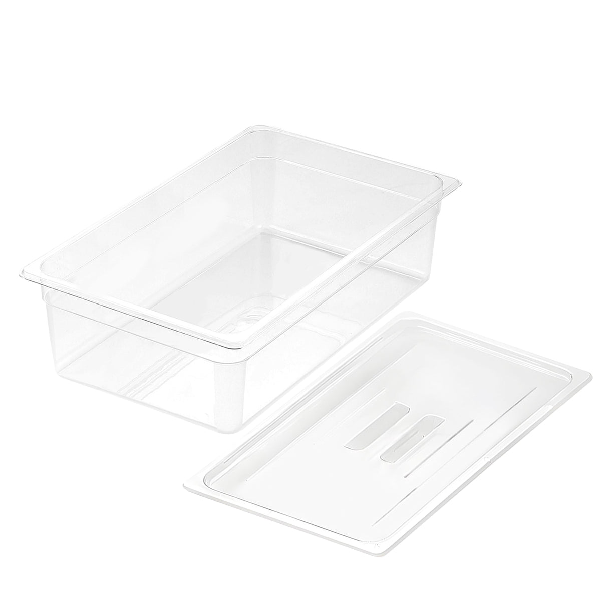 SOGA 150mm Clear Gastronorm GN Pan 1/1 Food Tray Storage with Lid - Cafe Supply