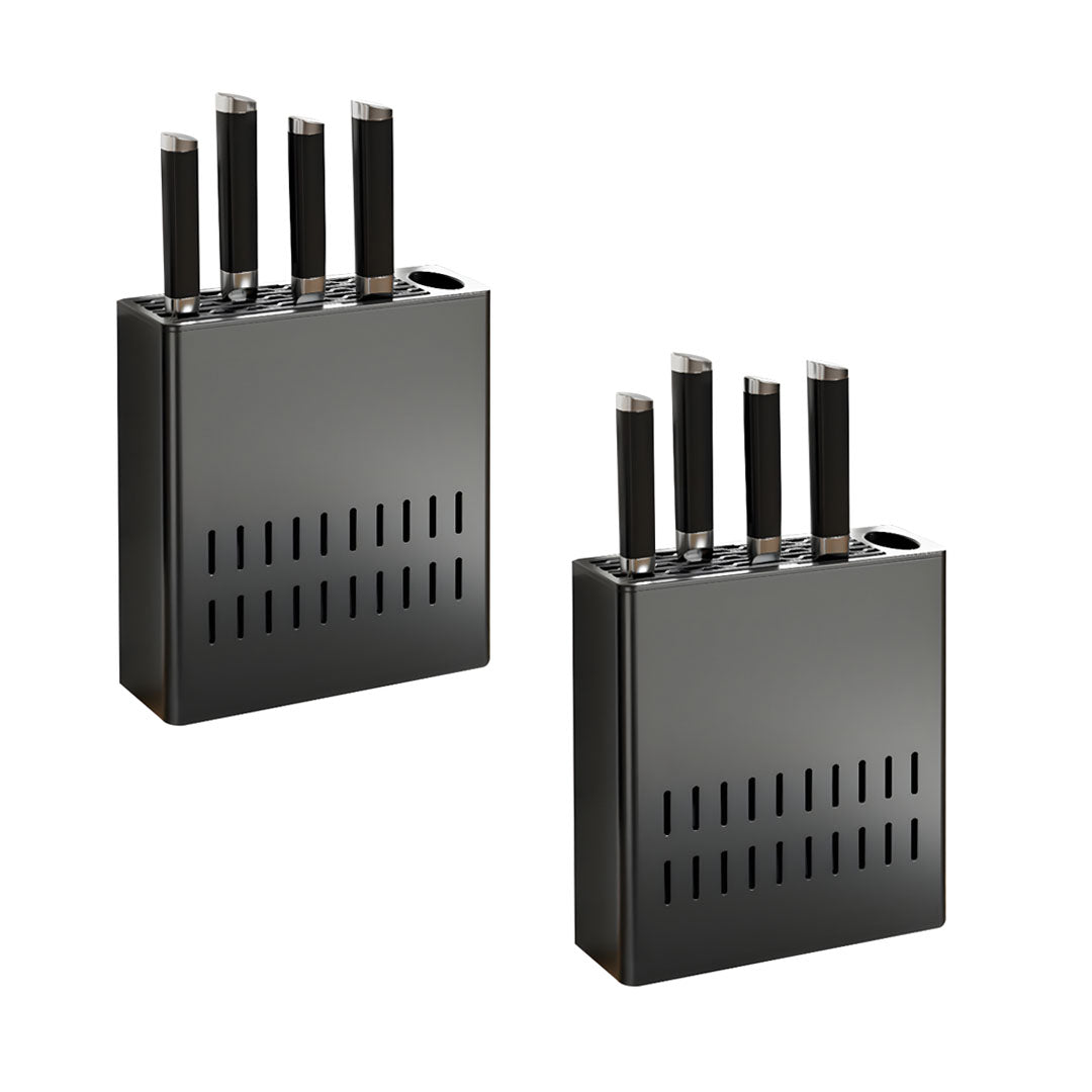 SOGA 2X Wall Mounted Kitchen Knife Storage Rack Space-Saving Organiser - Cafe Supply