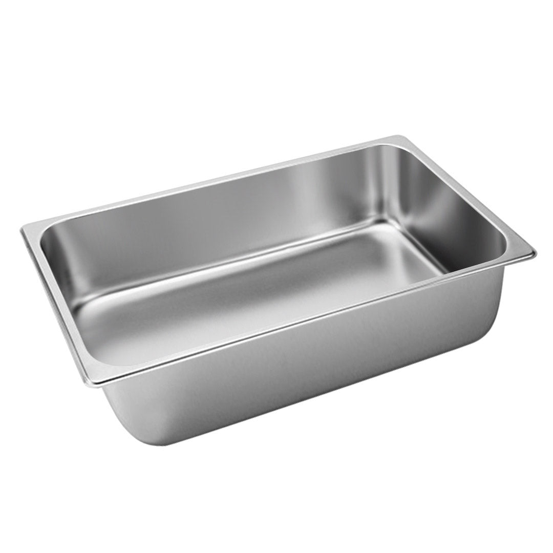 SOGA Gastronorm GN Pan Full Size 1/1 GN Pan 15cm Deep Stainless Steel Tray - Cafe Supply