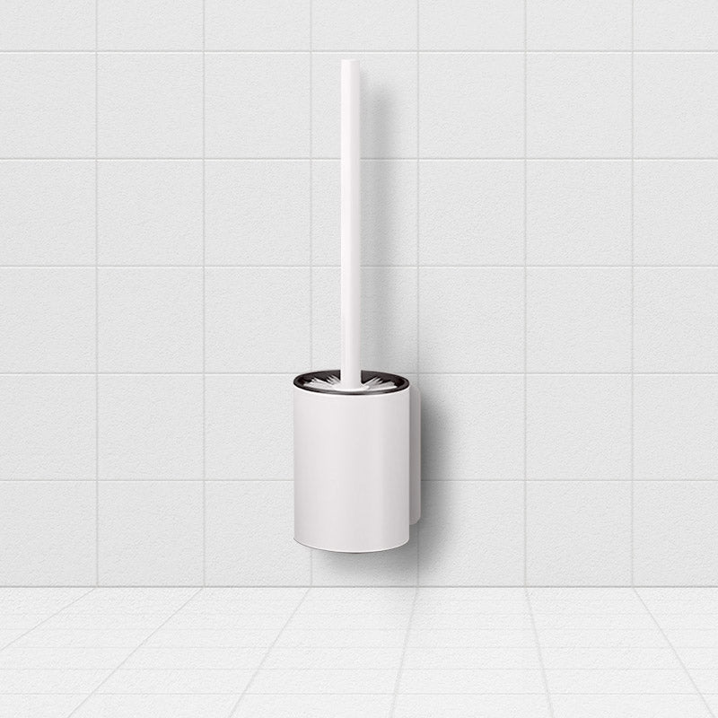 SOGA 27cm Wall-Mounted Toilet Brush with Holder Bathroom Cleaning Scrub White - Cafe Supply