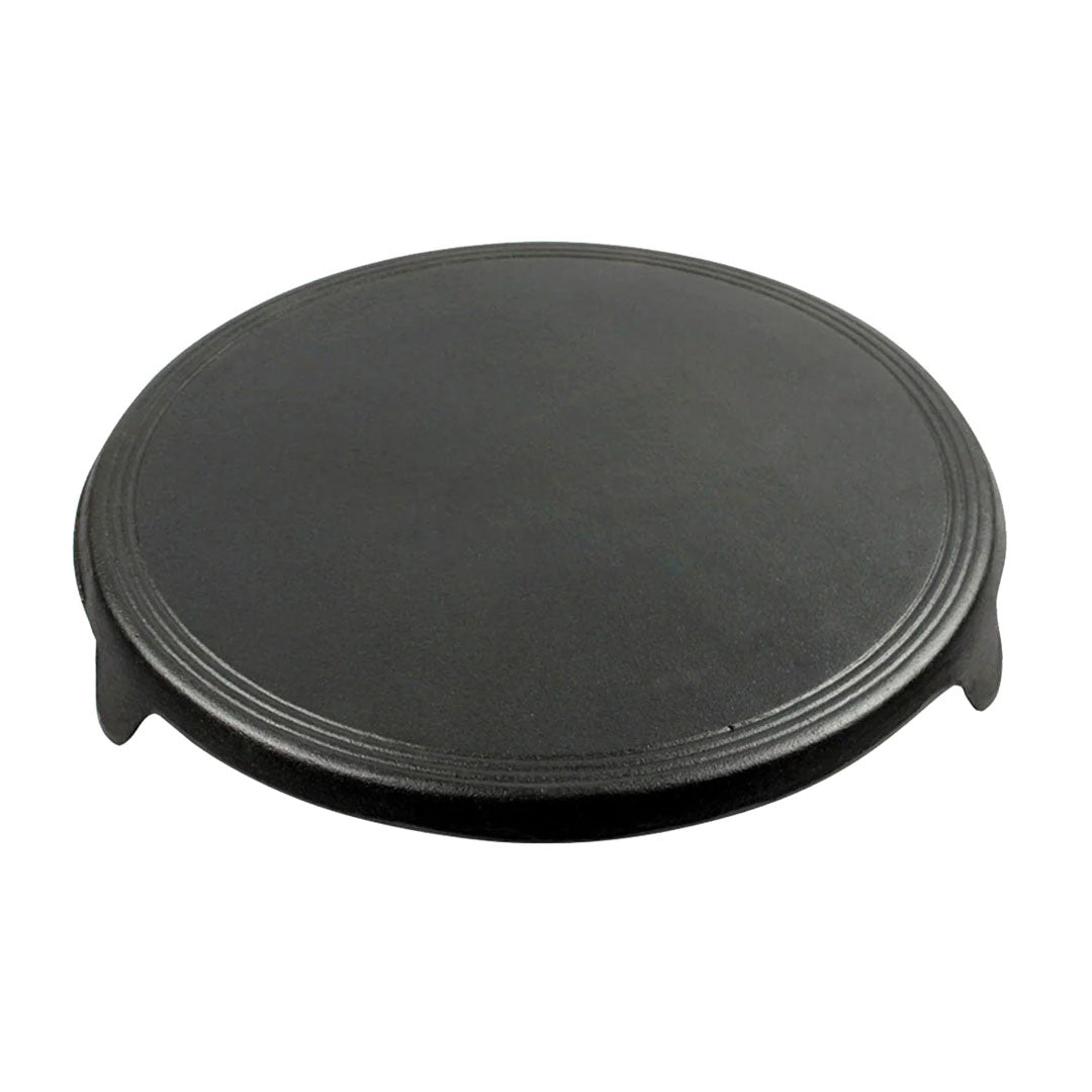 SOGA 33CM Reversible Round Cast Iron Crepes Pan Baking Cookie Pancake Pizza Bakeware - Cafe Supply