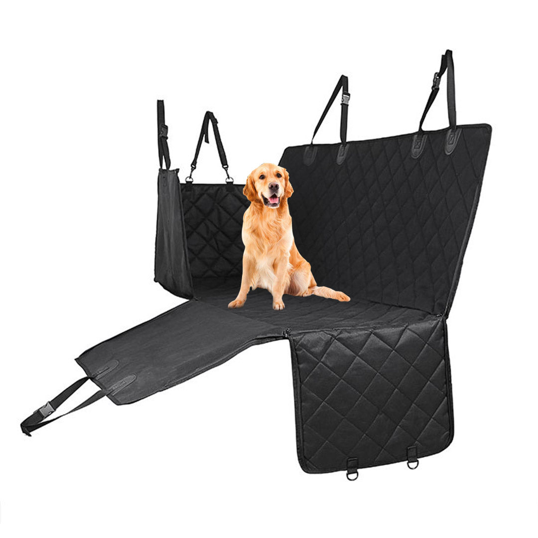 SOGA 600D Oxford Cloth Waterproof Dog Car Cover Back Seat Protector Hammock Non-Slip Pet Mat Black - Cafe Supply