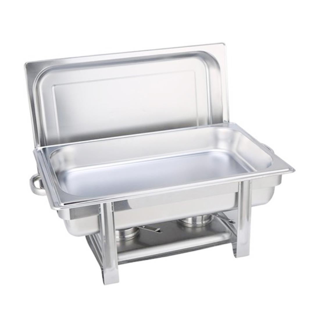 SOGA Single Tray Stainless Steel Chafing Catering Dish Food Warmer - Cafe Supply