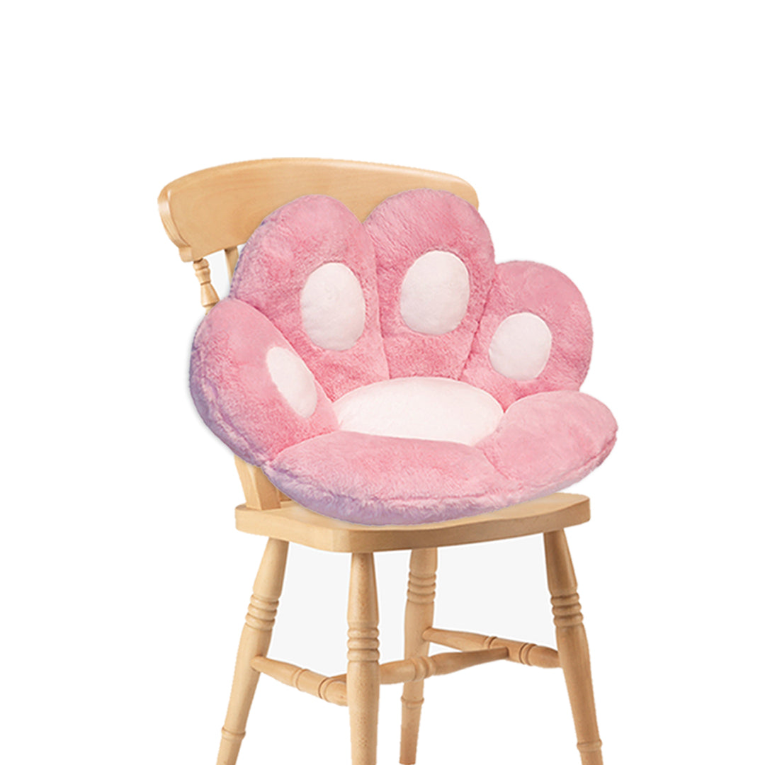 SOGA Pink Paw Shape Cushion Warm Lazy Sofa Decorative Pillow Backseat Plush Mat Home Decor - Cafe Supply