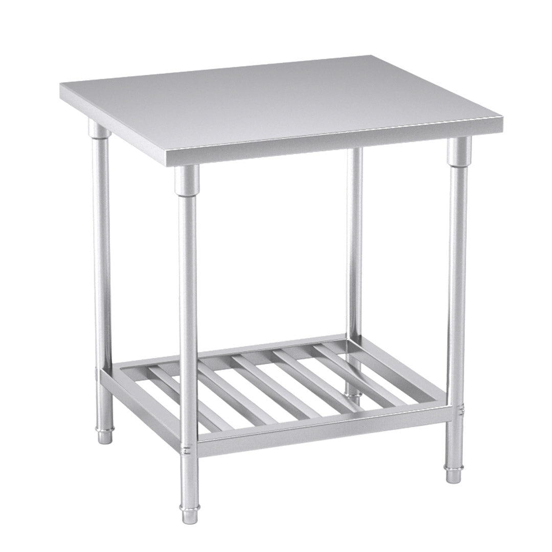 SOGA 80*70*85cm Commercial Catering Kitchen Stainless Steel Prep Work Bench - Cafe Supply
