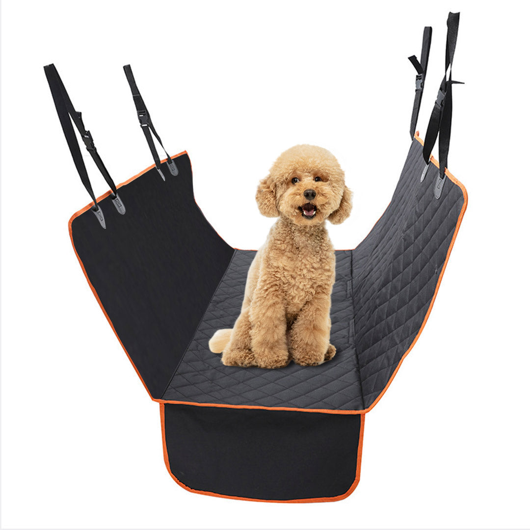 SOGA 600D Oxford Cloth Waterproof Dog Car Cover Back Seat Protector Hammock Pet Mat Black - Cafe Supply