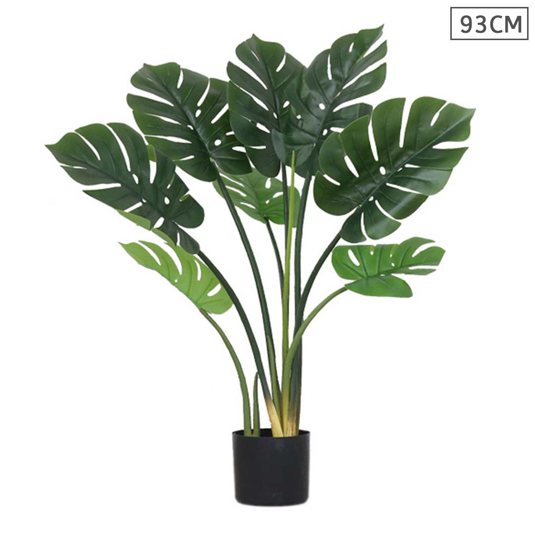 SOGA 93cm Artificial Indoor Potted Turtle Back Fake Decoration Tree Flower Pot Plant - Cafe Supply