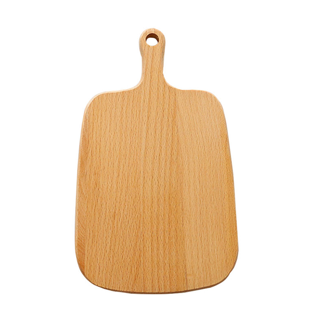 SOGA 26cm Brown Rectangle Wooden Serving Tray Chopping Board Paddle with Handle Home Decor - Cafe Supply