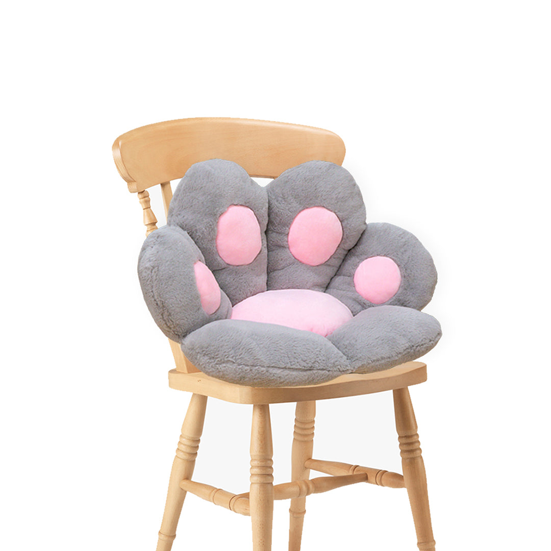 SOGA 70cm Grey Paw Shape Cushion Warm Lazy Sofa Decorative Pillow Backseat Plush Mat Home Decor - Cafe Supply