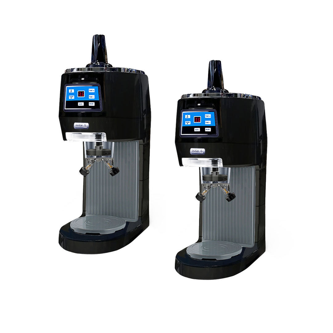 SOGA 2X 300 Watts Electric Ice Shaver Automatic Crusher Slicer Commercial Machine 70kgs/h Black - Cafe Supply