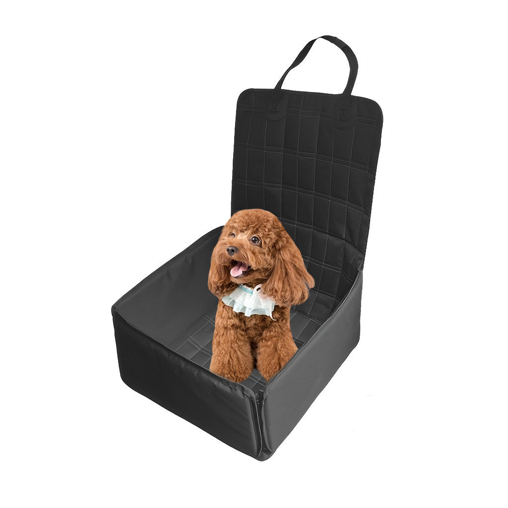 SOGA Black Car Pet Sitting Bag Breathable Safety Travel Portable Carrier Pouch Travel Essentials - Cafe Supply