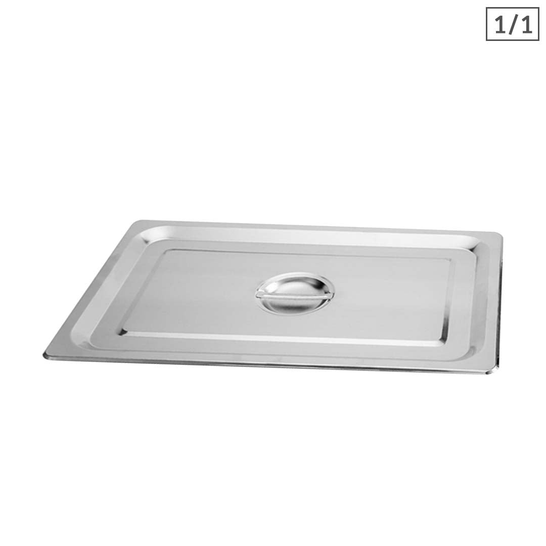 SOGA Gastronorm GN Pan Lid Full Size 1/1 Stainless Steel Tray Top Cover - Cafe Supply