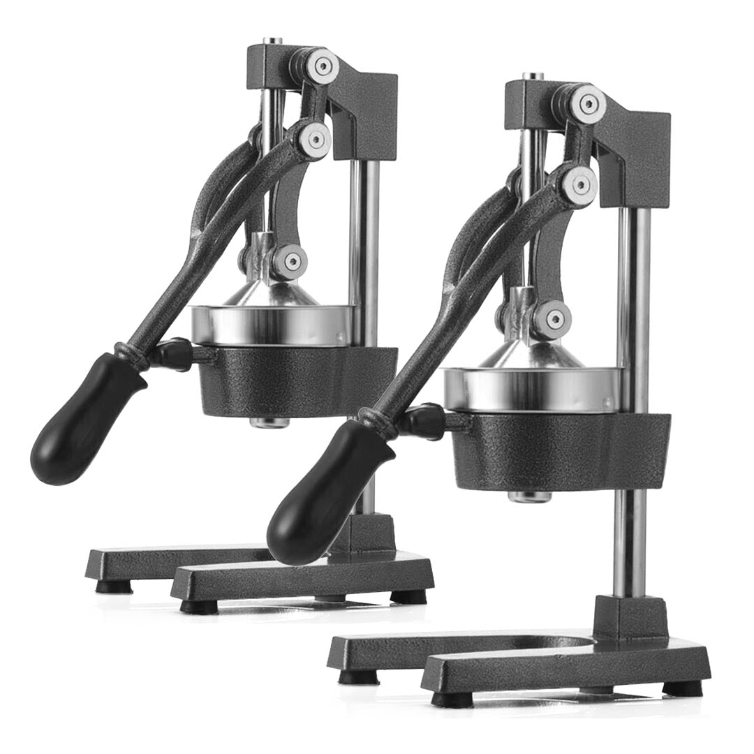 SOGA 2X Commercial Manual Juicer Hand Press Juice Extractor Squeezer Orange Citrus Matte Black - Cafe Supply