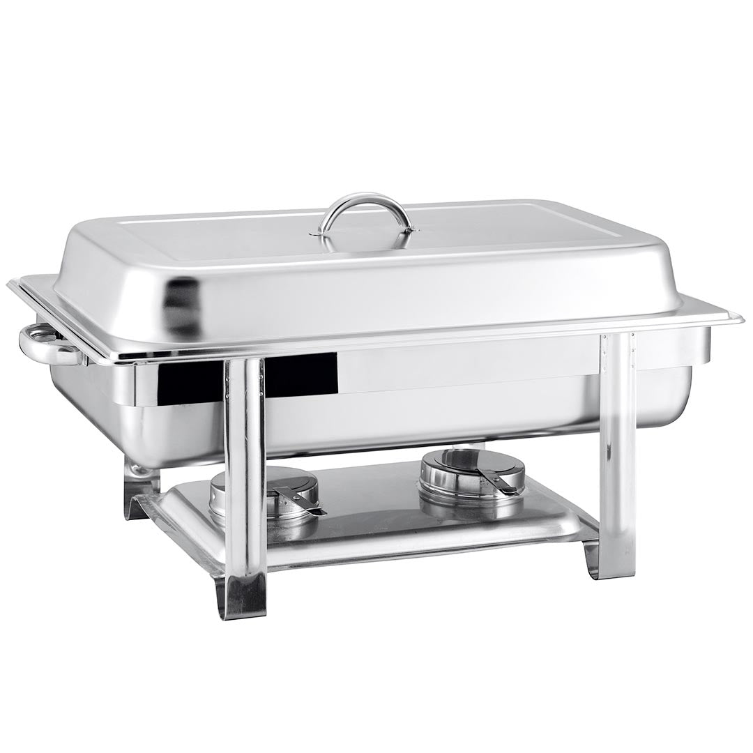 SOGA Single Tray Stainless Steel Chafing Catering Dish Food Warmer - Cafe Supply