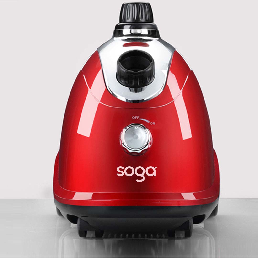 SOGA 2X Garment Steamer Portable Cleaner Steam Iron Red - Cafe Supply