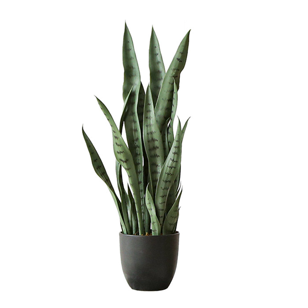 SOGA 4X 95cm Artificial Indoor Snake Sansevieria Plant Fake Decoration Tree Flower Pot - Cafe Supply