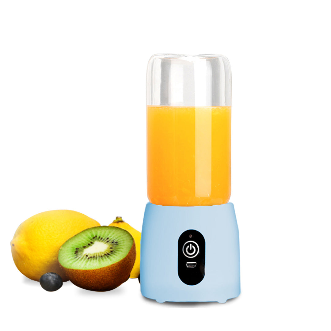 SOGA 2X Portable Mini USB Rechargeable Handheld Juice Extractor Fruit Mixer Juicer Blue - Cafe Supply