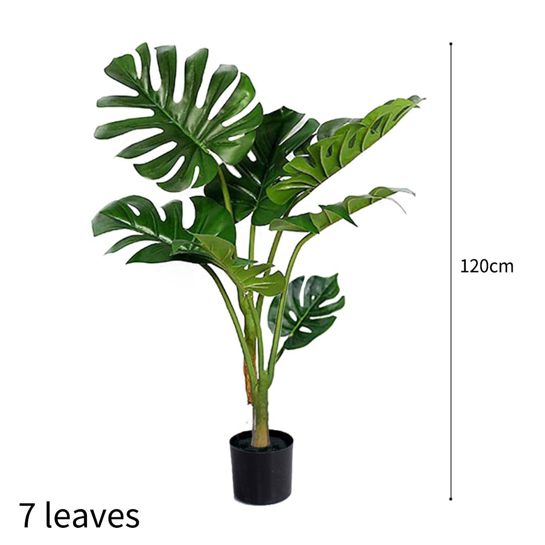 SOGA 120cm Artificial Green Indoor Turtle Back Fake Decoration Tree Flower Pot Plant - Cafe Supply
